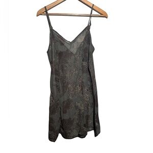 H&M Gray Mini Dress with Spaghetti Straps​​​​​